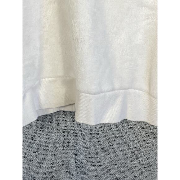 Gaiam Fuzzy Sweater Women’s L Crisp White Cozycore Athleisure Minimalist - Picture 5 of 10